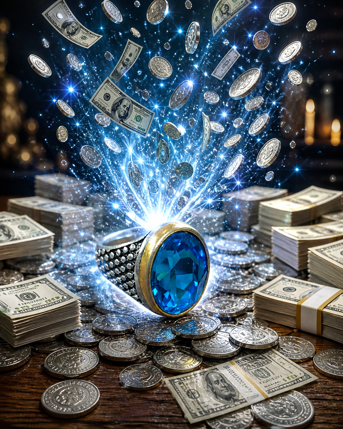 💰 Bague Magique & Talisman Puissant pour Attirer l’Argent Sans Conséquences