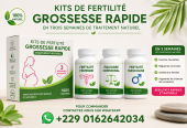 Tombez enceinte rapidement 🌿 Kit de Fertilité 100% Naturel et Efficace !